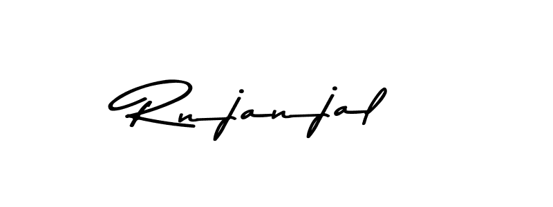 Also You can easily find your signature by using the search form. We will create Rnjanjal name handwritten signature images for you free of cost using Asem Kandis PERSONAL USE sign style. Rnjanjal signature style 9 images and pictures png