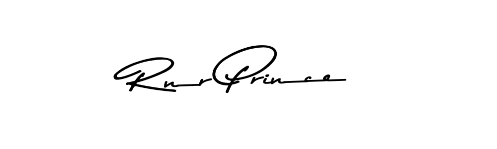 Create a beautiful signature design for name Rnr Prince. With this signature (Asem Kandis PERSONAL USE) fonts, you can make a handwritten signature for free. Rnr Prince signature style 9 images and pictures png