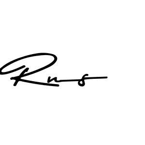 How to make Rns signature? Asem Kandis PERSONAL USE is a professional autograph style. Create handwritten signature for Rns name. Rns signature style 9 images and pictures png