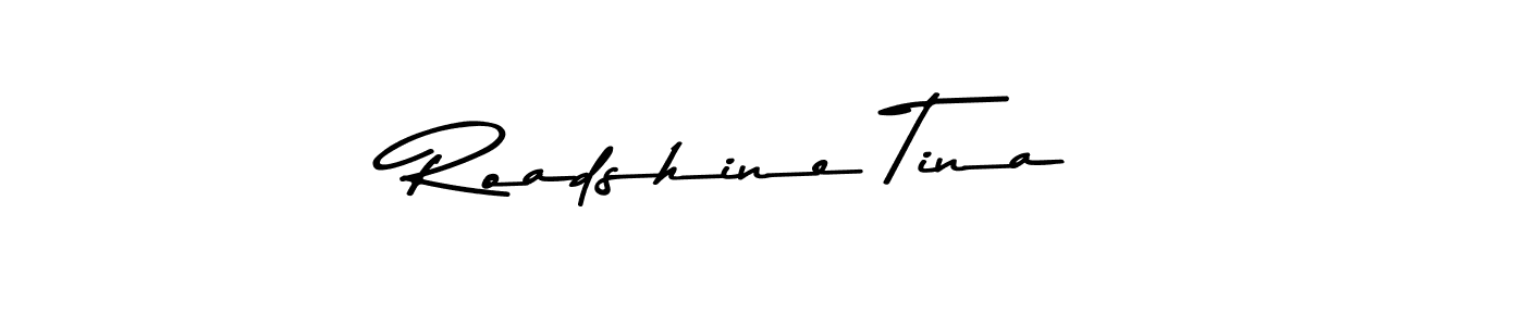 Make a beautiful signature design for name Roadshine Tina. With this signature (Asem Kandis PERSONAL USE) style, you can create a handwritten signature for free. Roadshine Tina signature style 9 images and pictures png