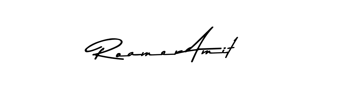 Also You can easily find your signature by using the search form. We will create Roamer Amit name handwritten signature images for you free of cost using Asem Kandis PERSONAL USE sign style. Roamer Amit signature style 9 images and pictures png