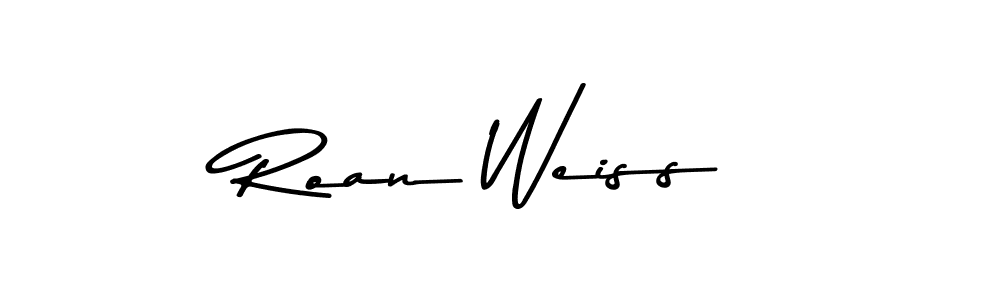 Design your own signature with our free online signature maker. With this signature software, you can create a handwritten (Asem Kandis PERSONAL USE) signature for name Roan Weiss. Roan Weiss signature style 9 images and pictures png