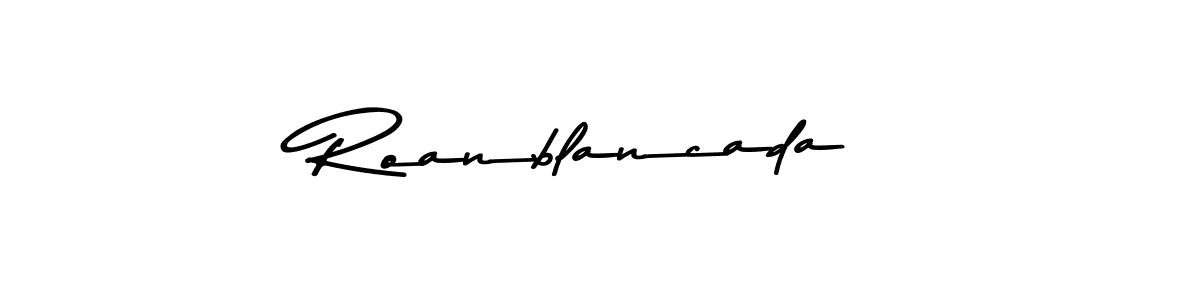 Make a beautiful signature design for name Roanblancada. Use this online signature maker to create a handwritten signature for free. Roanblancada signature style 9 images and pictures png