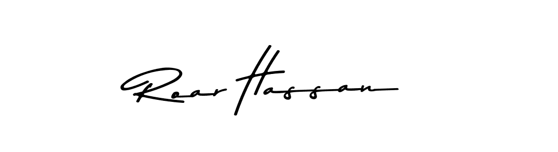 How to make Roar Hassan signature? Asem Kandis PERSONAL USE is a professional autograph style. Create handwritten signature for Roar Hassan name. Roar Hassan signature style 9 images and pictures png