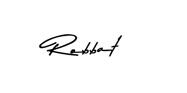 Create a beautiful signature design for name Robbat. With this signature (Asem Kandis PERSONAL USE) fonts, you can make a handwritten signature for free. Robbat signature style 9 images and pictures png