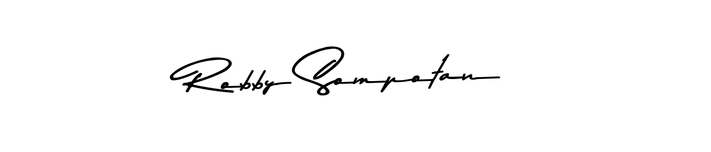 The best way (Asem Kandis PERSONAL USE) to make a short signature is to pick only two or three words in your name. The name Robby Sompotan include a total of six letters. For converting this name. Robby Sompotan signature style 9 images and pictures png