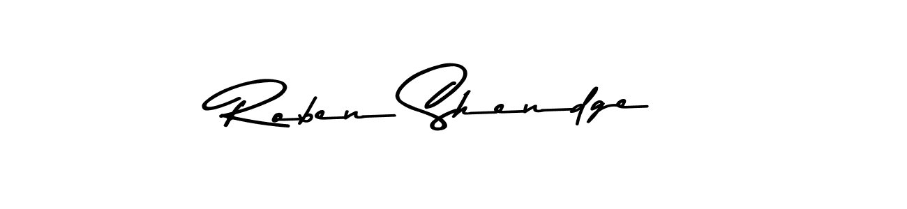 You should practise on your own different ways (Asem Kandis PERSONAL USE) to write your name (Roben Shendge) in signature. don't let someone else do it for you. Roben Shendge signature style 9 images and pictures png