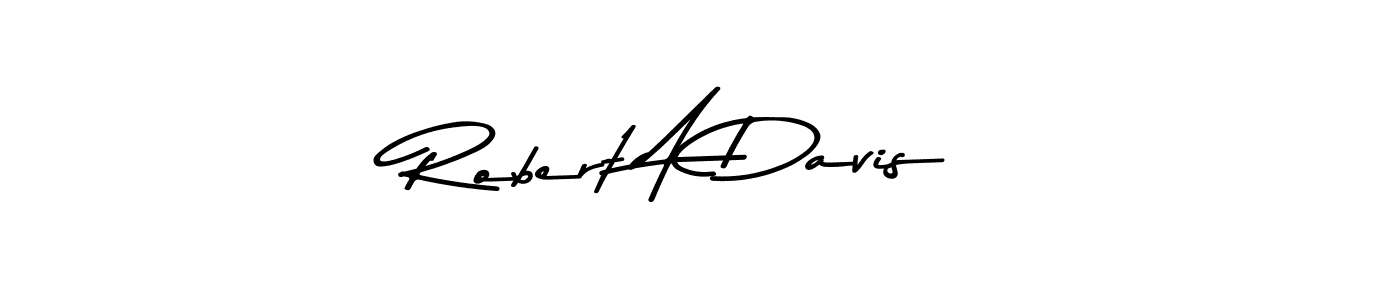 Design your own signature with our free online signature maker. With this signature software, you can create a handwritten (Asem Kandis PERSONAL USE) signature for name Robert A Davis. Robert A Davis signature style 9 images and pictures png