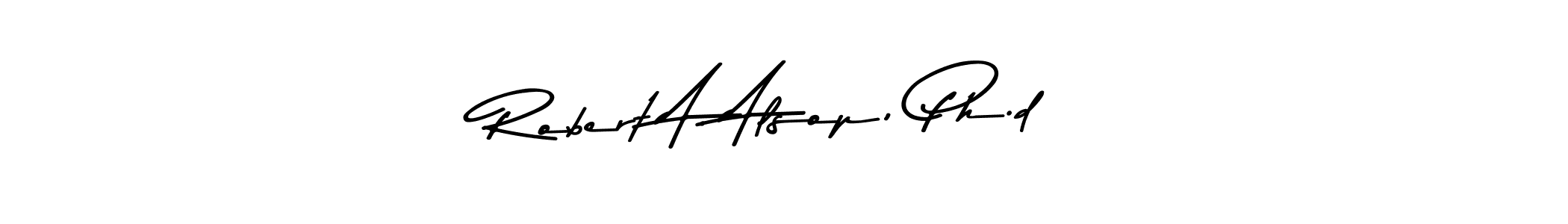 The best way (Asem Kandis PERSONAL USE) to make a short signature is to pick only two or three words in your name. The name Robert A. Alsop, Ph.d include a total of six letters. For converting this name. Robert A. Alsop, Ph.d signature style 9 images and pictures png