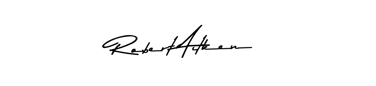 Asem Kandis PERSONAL USE is a professional signature style that is perfect for those who want to add a touch of class to their signature. It is also a great choice for those who want to make their signature more unique. Get Robert Aitken name to fancy signature for free. Robert Aitken signature style 9 images and pictures png