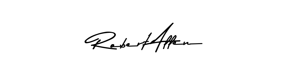 Make a beautiful signature design for name Robert Allen. With this signature (Asem Kandis PERSONAL USE) style, you can create a handwritten signature for free. Robert Allen signature style 9 images and pictures png