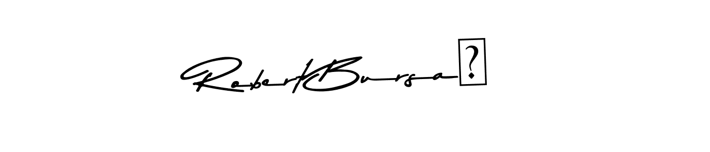 This is the best signature style for the Robert Bursać name. Also you like these signature font (Asem Kandis PERSONAL USE). Mix name signature. Robert Bursać signature style 9 images and pictures png