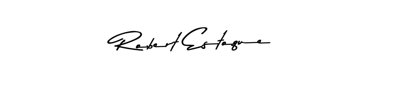 How to make Robert Estoque name signature. Use Asem Kandis PERSONAL USE style for creating short signs online. This is the latest handwritten sign. Robert Estoque signature style 9 images and pictures png