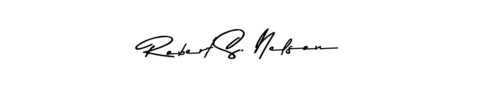 Create a beautiful signature design for name Robert S. Nelson. With this signature (Asem Kandis PERSONAL USE) fonts, you can make a handwritten signature for free. Robert S. Nelson signature style 9 images and pictures png