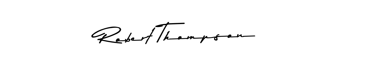 Design your own signature with our free online signature maker. With this signature software, you can create a handwritten (Asem Kandis PERSONAL USE) signature for name Robert Thompson. Robert Thompson signature style 9 images and pictures png