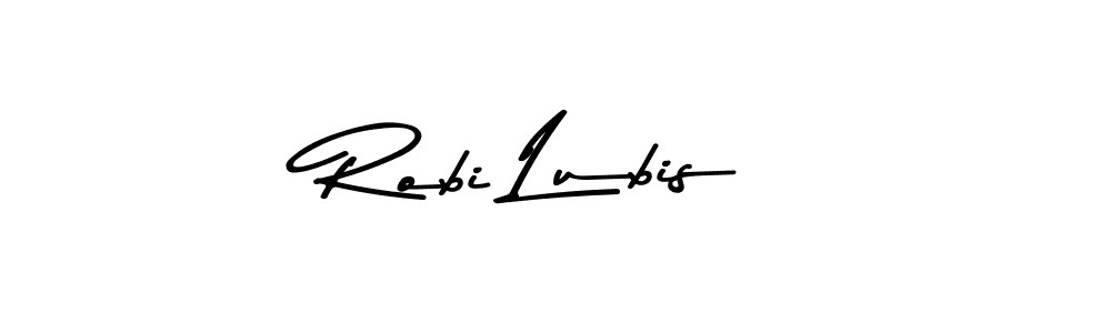 You should practise on your own different ways (Asem Kandis PERSONAL USE) to write your name (Robi Lubis) in signature. don't let someone else do it for you. Robi Lubis signature style 9 images and pictures png