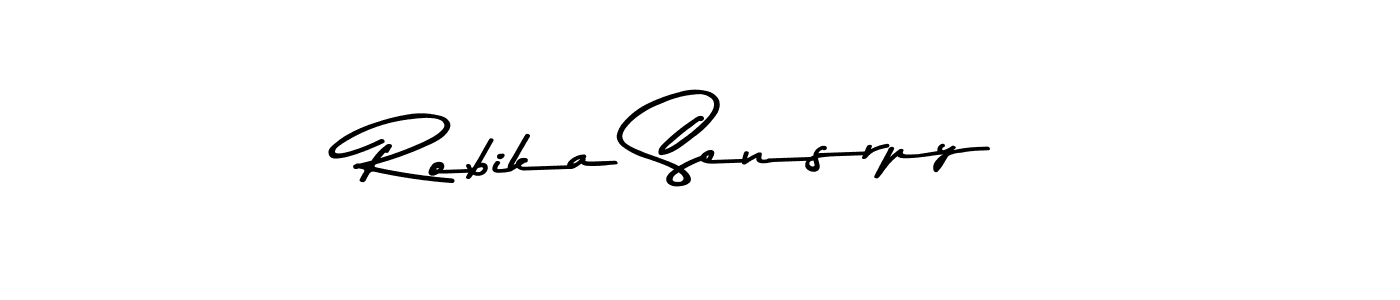 It looks lik you need a new signature style for name Robika Sensrpy. Design unique handwritten (Asem Kandis PERSONAL USE) signature with our free signature maker in just a few clicks. Robika Sensrpy signature style 9 images and pictures png