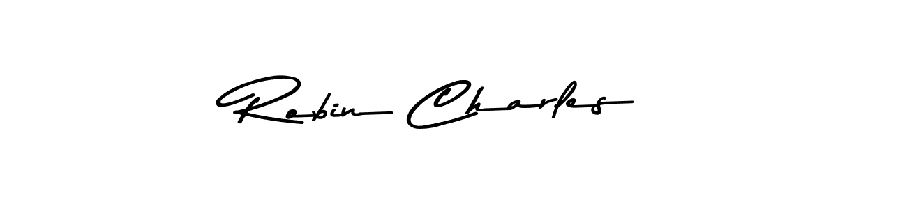 Make a beautiful signature design for name Robin Charles. With this signature (Asem Kandis PERSONAL USE) style, you can create a handwritten signature for free. Robin Charles signature style 9 images and pictures png