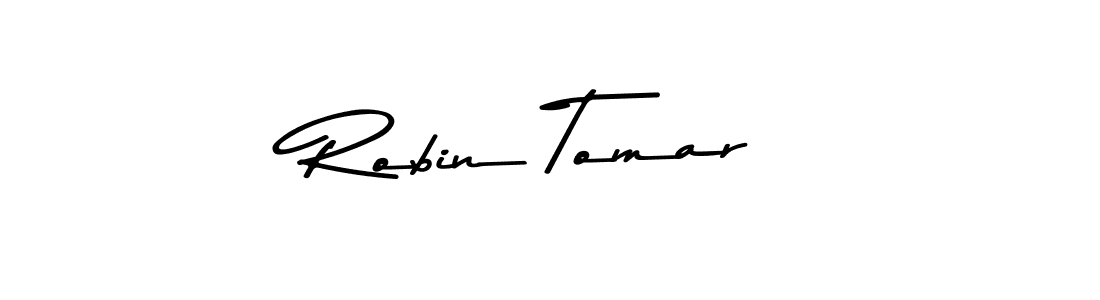 Make a beautiful signature design for name Robin Tomar. With this signature (Asem Kandis PERSONAL USE) style, you can create a handwritten signature for free. Robin Tomar signature style 9 images and pictures png