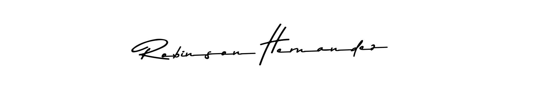 Create a beautiful signature design for name Robinson Hernandez. With this signature (Asem Kandis PERSONAL USE) fonts, you can make a handwritten signature for free. Robinson Hernandez signature style 9 images and pictures png