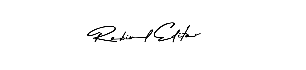 if you are searching for the best signature style for your name Robiul Editor. so please give up your signature search. here we have designed multiple signature styles  using Asem Kandis PERSONAL USE. Robiul Editor signature style 9 images and pictures png