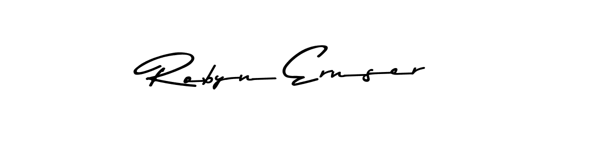 Make a beautiful signature design for name Robyn Ernser. With this signature (Asem Kandis PERSONAL USE) style, you can create a handwritten signature for free. Robyn Ernser signature style 9 images and pictures png