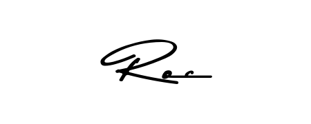 Try this chic Roc handwritten sign style. Using Asem Kandis PERSONAL USE font elements, it gives your name a sleek, memorable identity. Roc signature style 9 images and pictures png