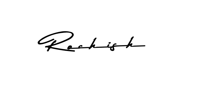 Make a beautiful signature design for name Rochish. With this signature (Asem Kandis PERSONAL USE) style, you can create a handwritten signature for free. Rochish signature style 9 images and pictures png