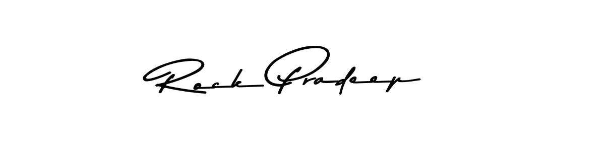 Design your own signature with our free online signature maker. With this signature software, you can create a handwritten (Asem Kandis PERSONAL USE) signature for name Rock Pradeep. Rock Pradeep signature style 9 images and pictures png