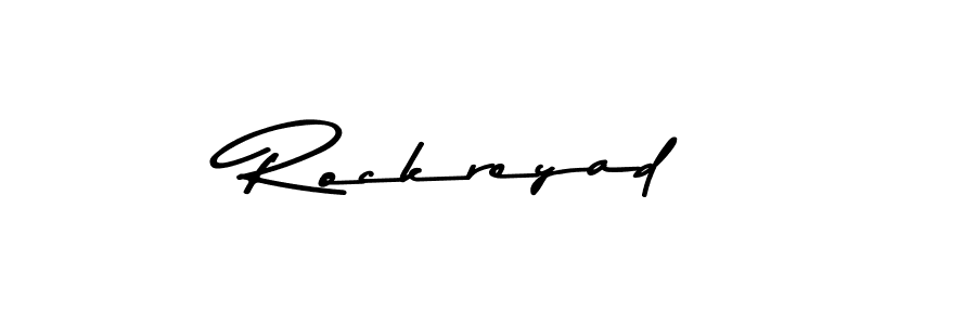 You can use this online signature creator to create a handwritten signature for the name Rockreyad. This is the best online autograph maker. Rockreyad signature style 9 images and pictures png