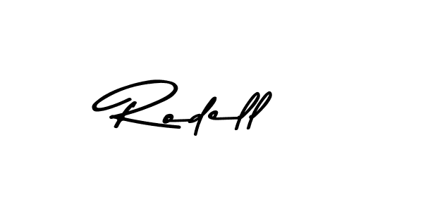 Rodell stylish signature style. Best Handwritten Sign (Asem Kandis PERSONAL USE) for my name. Handwritten Signature Collection Ideas for my name Rodell. Rodell signature style 9 images and pictures png