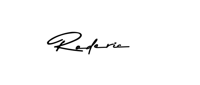 Design your own signature with our free online signature maker. With this signature software, you can create a handwritten (Asem Kandis PERSONAL USE) signature for name Roderic. Roderic signature style 9 images and pictures png