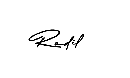 Make a short Rodil signature style. Manage your documents anywhere anytime using Asem Kandis PERSONAL USE. Create and add eSignatures, submit forms, share and send files easily. Rodil signature style 9 images and pictures png