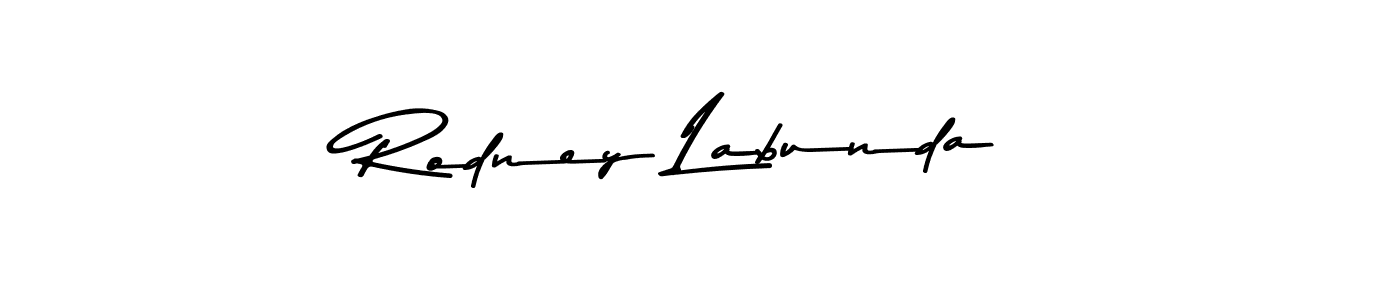 Design your own signature with our free online signature maker. With this signature software, you can create a handwritten (Asem Kandis PERSONAL USE) signature for name Rodney Labunda. Rodney Labunda signature style 9 images and pictures png