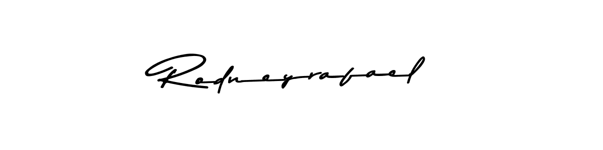 This is the best signature style for the Rodneyrafael name. Also you like these signature font (Asem Kandis PERSONAL USE). Mix name signature. Rodneyrafael signature style 9 images and pictures png
