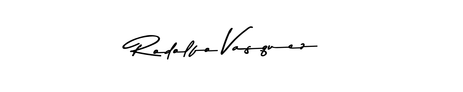 Create a beautiful signature design for name Rodolfo Vasquez. With this signature (Asem Kandis PERSONAL USE) fonts, you can make a handwritten signature for free. Rodolfo Vasquez signature style 9 images and pictures png