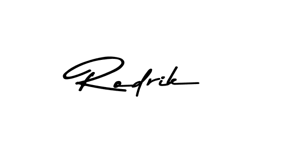 You should practise on your own different ways (Asem Kandis PERSONAL USE) to write your name (Rodrik) in signature. don't let someone else do it for you. Rodrik signature style 9 images and pictures png