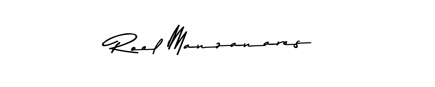 Make a beautiful signature design for name Roel Manzanares. With this signature (Asem Kandis PERSONAL USE) style, you can create a handwritten signature for free. Roel Manzanares signature style 9 images and pictures png