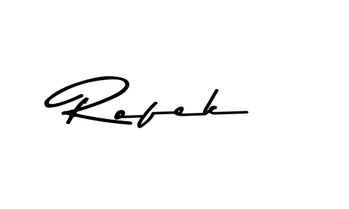 How to make Rofek signature? Asem Kandis PERSONAL USE is a professional autograph style. Create handwritten signature for Rofek name. Rofek signature style 9 images and pictures png