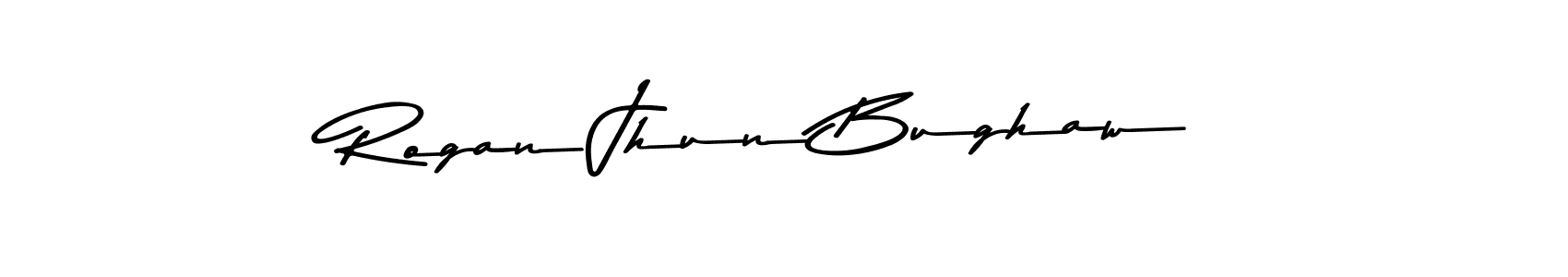 Create a beautiful signature design for name Rogan Jhun Bughaw. With this signature (Asem Kandis PERSONAL USE) fonts, you can make a handwritten signature for free. Rogan Jhun Bughaw signature style 9 images and pictures png