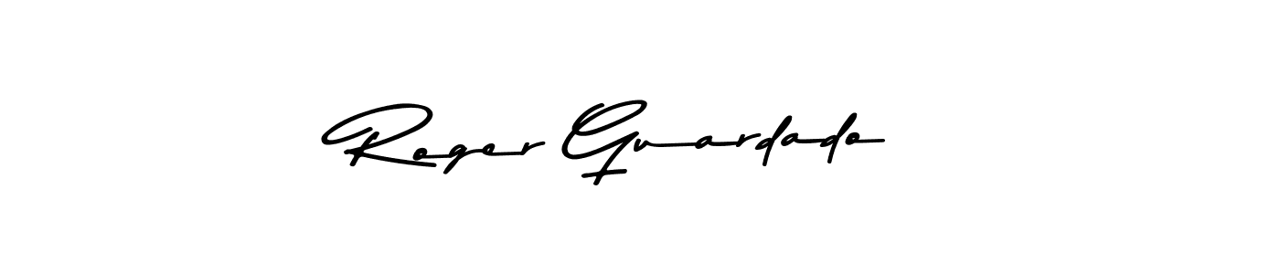 Create a beautiful signature design for name Roger Guardado. With this signature (Asem Kandis PERSONAL USE) fonts, you can make a handwritten signature for free. Roger Guardado signature style 9 images and pictures png