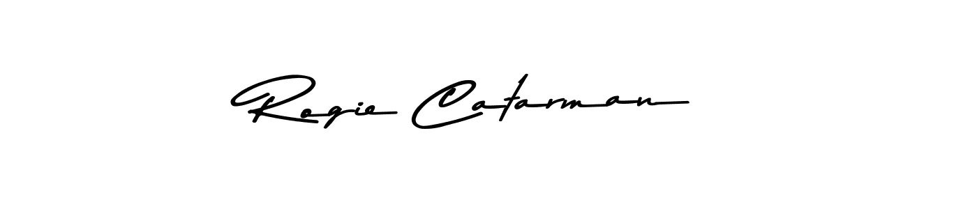 You can use this online signature creator to create a handwritten signature for the name Rogie Catarman. This is the best online autograph maker. Rogie Catarman signature style 9 images and pictures png