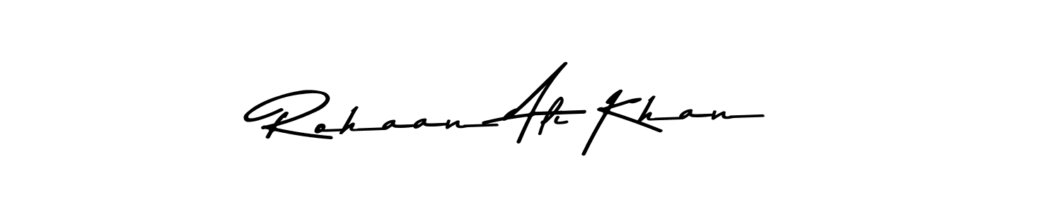 You should practise on your own different ways (Asem Kandis PERSONAL USE) to write your name (Rohaan Ali Khan) in signature. don't let someone else do it for you. Rohaan Ali Khan signature style 9 images and pictures png
