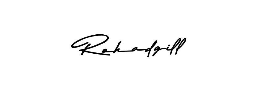 Make a beautiful signature design for name Rohadgill. With this signature (Asem Kandis PERSONAL USE) style, you can create a handwritten signature for free. Rohadgill signature style 9 images and pictures png