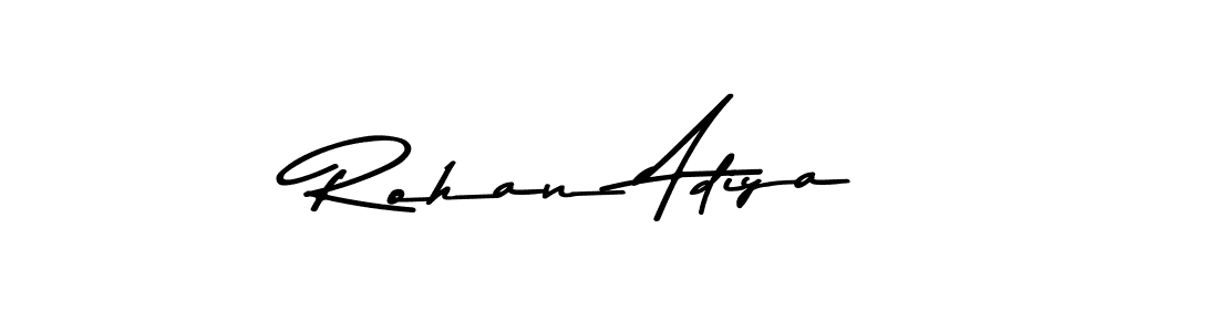 Similarly Asem Kandis PERSONAL USE is the best handwritten signature design. Signature creator online .You can use it as an online autograph creator for name Rohan Adiya. Rohan Adiya signature style 9 images and pictures png