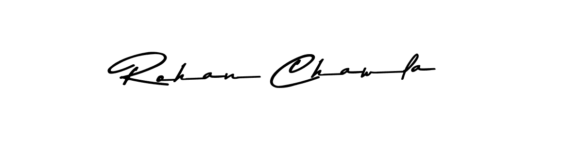 Create a beautiful signature design for name Rohan Chawla. With this signature (Asem Kandis PERSONAL USE) fonts, you can make a handwritten signature for free. Rohan Chawla signature style 9 images and pictures png