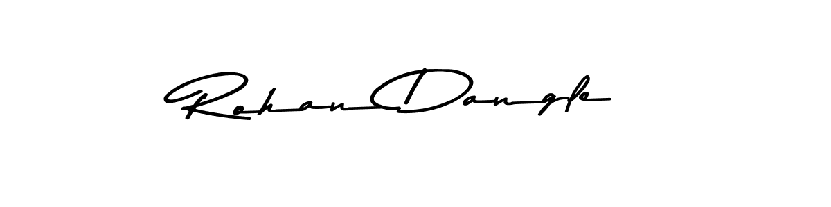 Make a beautiful signature design for name Rohan Dangle. With this signature (Asem Kandis PERSONAL USE) style, you can create a handwritten signature for free. Rohan Dangle signature style 9 images and pictures png