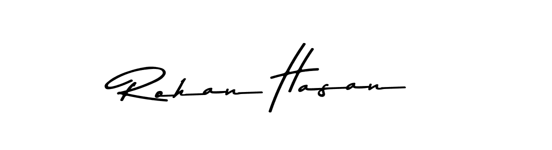 The best way (Asem Kandis PERSONAL USE) to make a short signature is to pick only two or three words in your name. The name Rohan Hasan include a total of six letters. For converting this name. Rohan Hasan signature style 9 images and pictures png