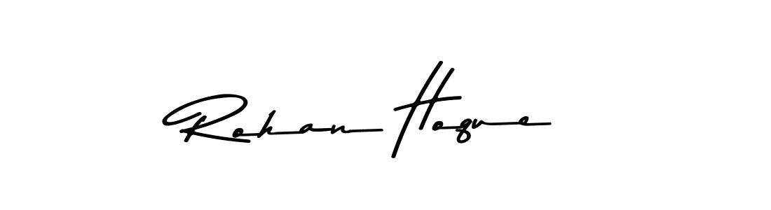 Design your own signature with our free online signature maker. With this signature software, you can create a handwritten (Asem Kandis PERSONAL USE) signature for name Rohan Hoque. Rohan Hoque signature style 9 images and pictures png