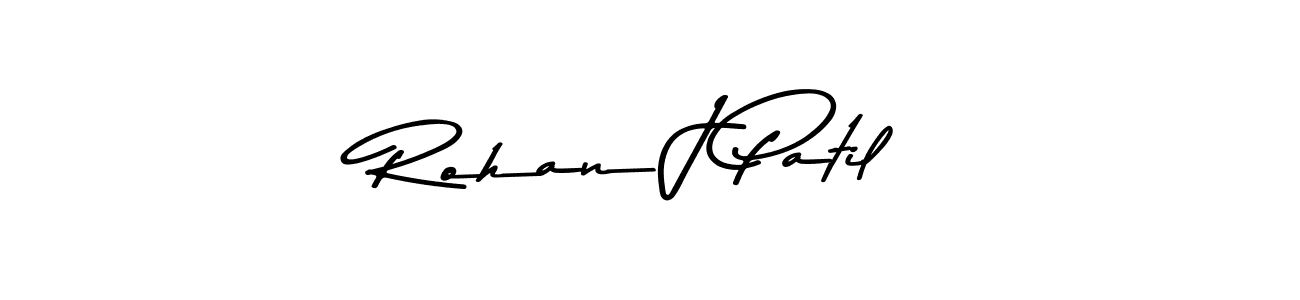 Design your own signature with our free online signature maker. With this signature software, you can create a handwritten (Asem Kandis PERSONAL USE) signature for name Rohan J Patil. Rohan J Patil signature style 9 images and pictures png